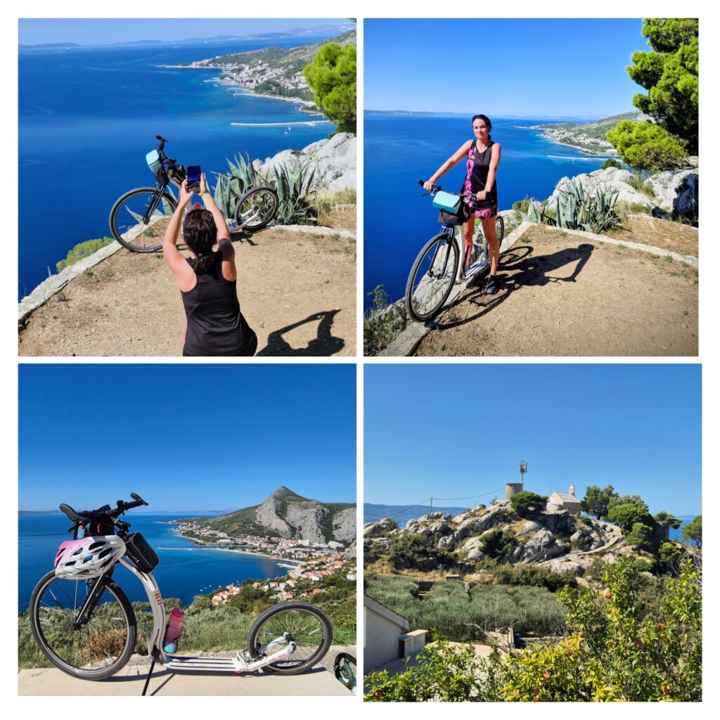 Vyhlídka na Omiš Brzet