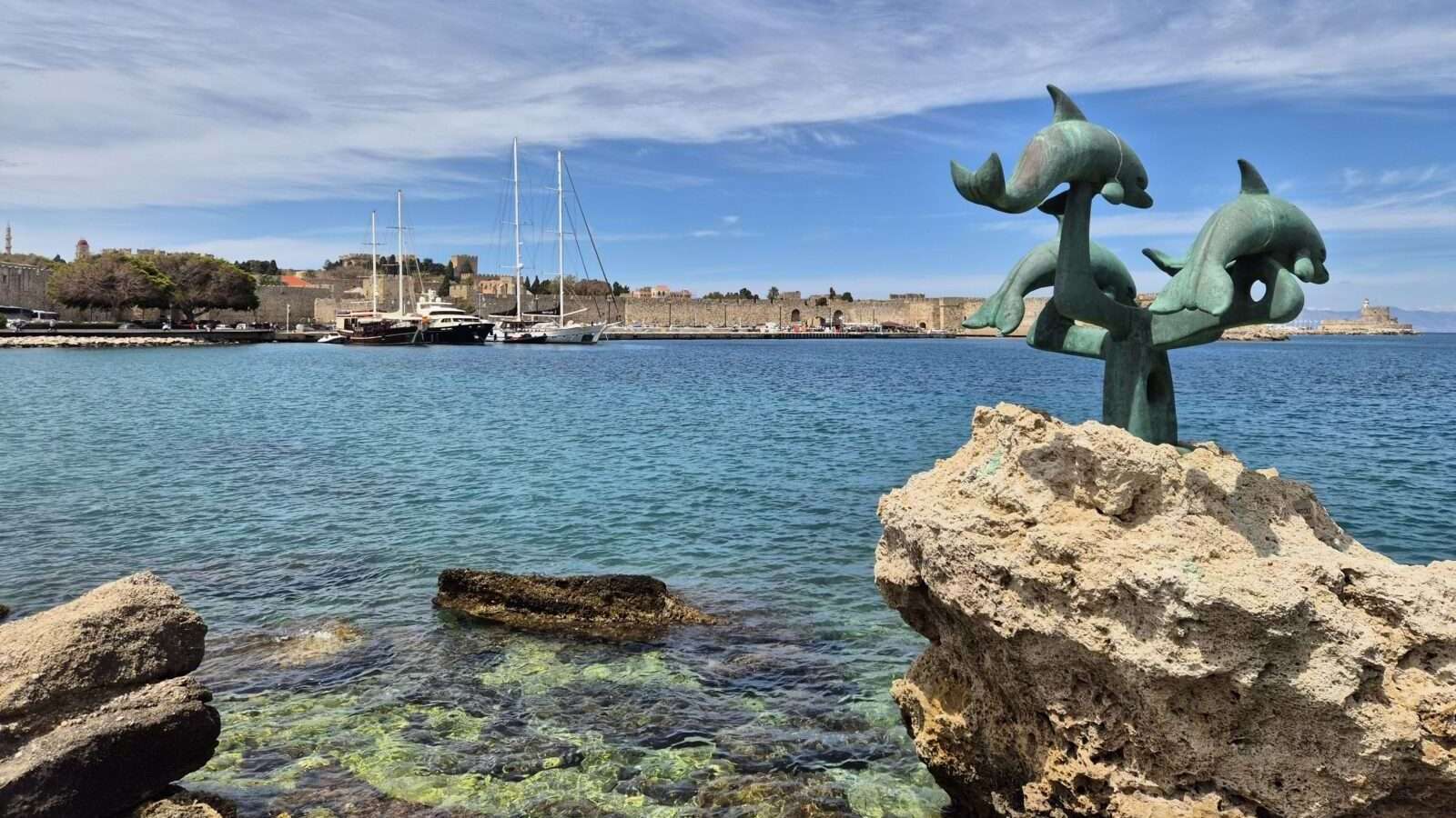 plaz v centru mesta rhodos