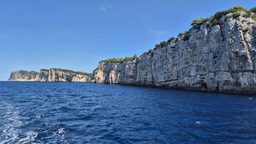 bílé útesy kornati