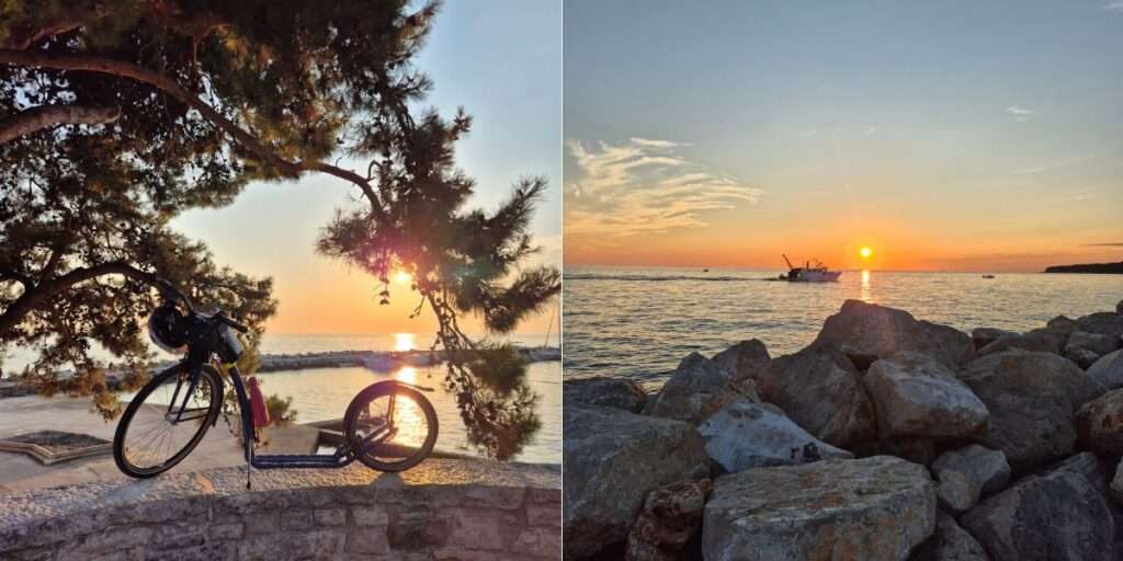 západ slunce novigrad